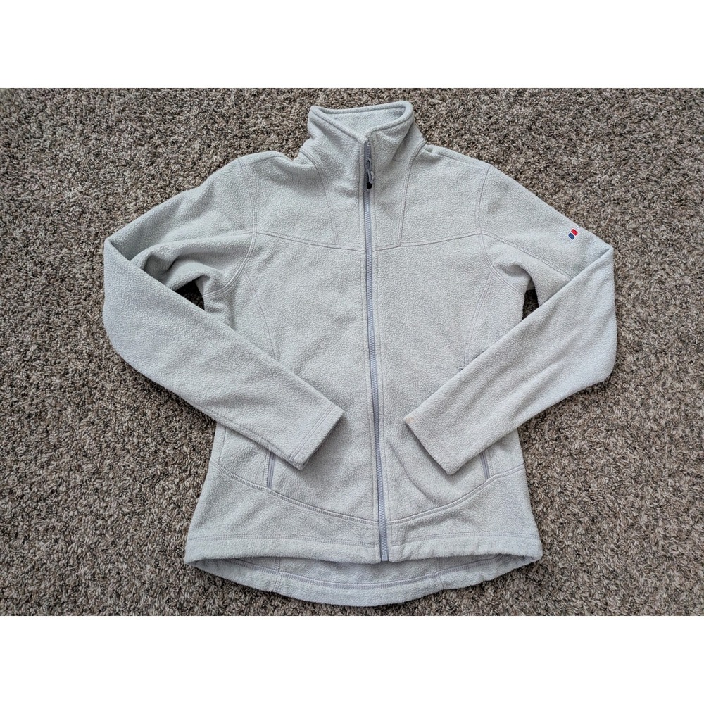 Berghaus Fleece Jacket Full Zip Womens Small‎ (UK 10) Cloudy Blue